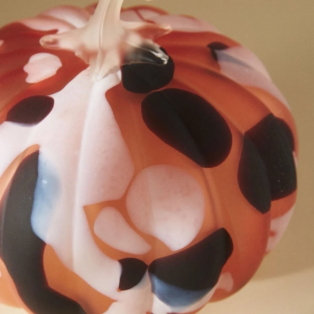 NWT Anthropologie  Glass Cheena Pumpkin